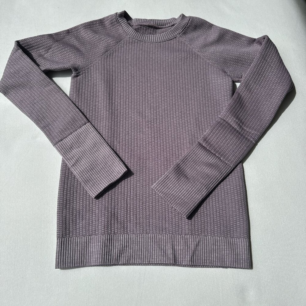 Purple Long Sleeve Lululemon Top Size 4